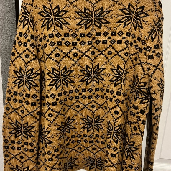 H&M brown and black open cardigan in large - Picture 4 of 4